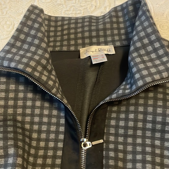 Joseph Ribkoff Black and Gray Checkered Blazer - Picture 13 of 15